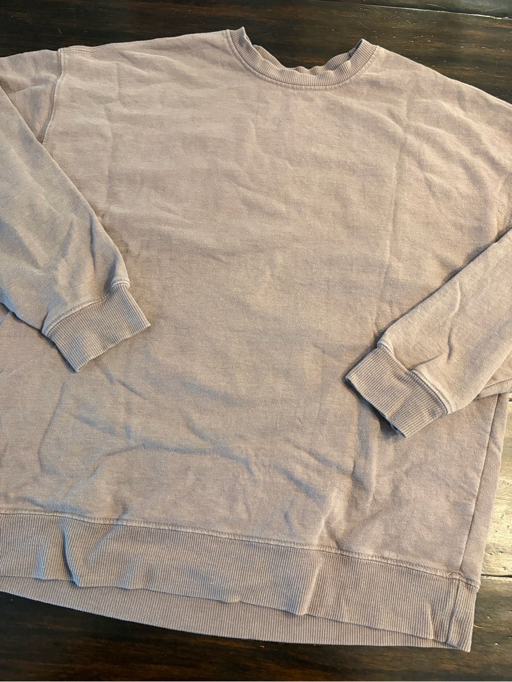 Garage brown Graphic Sweatshirt with White Text “I Hope You Have a Good Day” -Sm - Picture 2 of 6